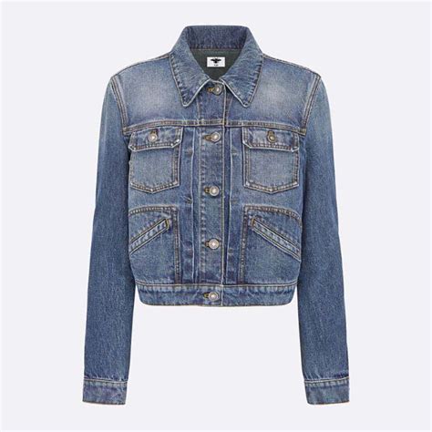 dior i am poison jacket|Jacket Blue Stonewashed Cotton Denim .